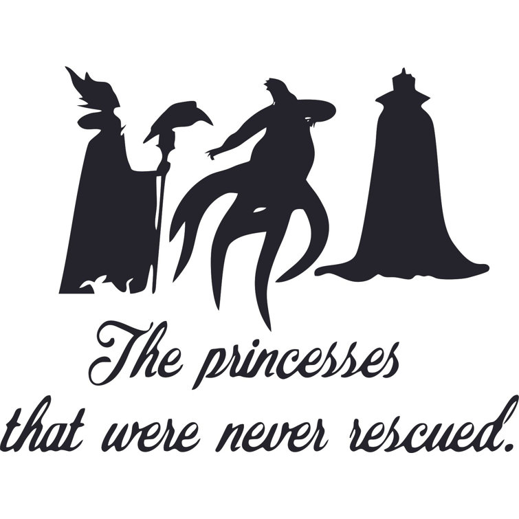 Design With Vinyl Disney Villains Are Princesses Cartoon Wall Decal